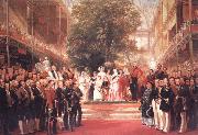 Henry Courtnay Selous, The Opening Ceremony of the Great Exhibition,I May 1851